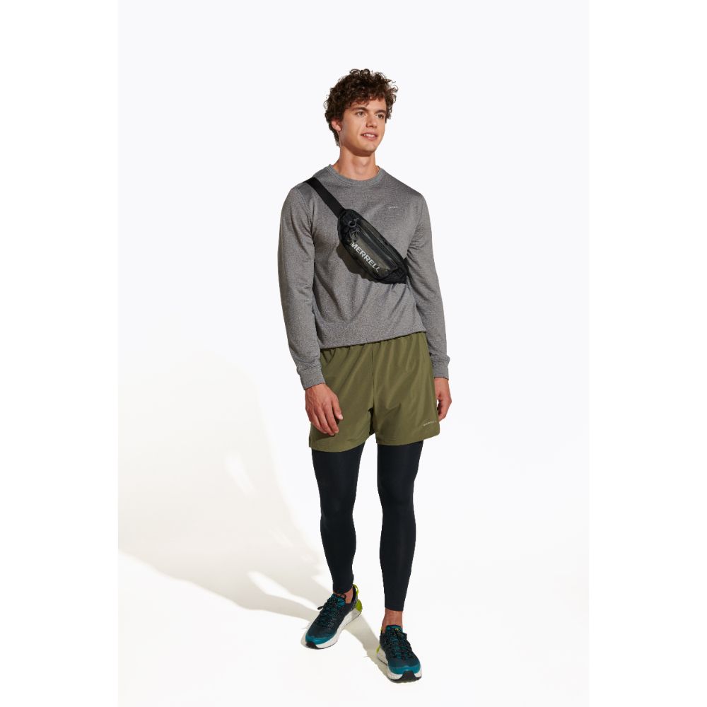 Short verde para hombre Trail Running